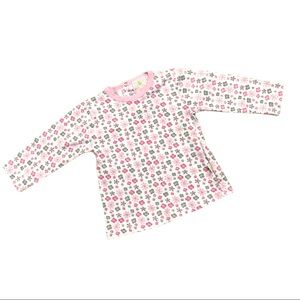 5/$25 Duck Duck Goose Floral Flowers Long Sleeve T-Shirt Baby 12 Month